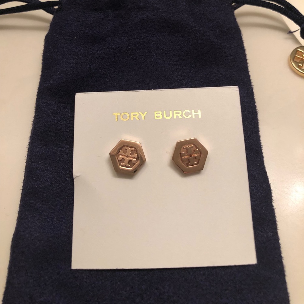 Tory Burch Rose Gold Earrings